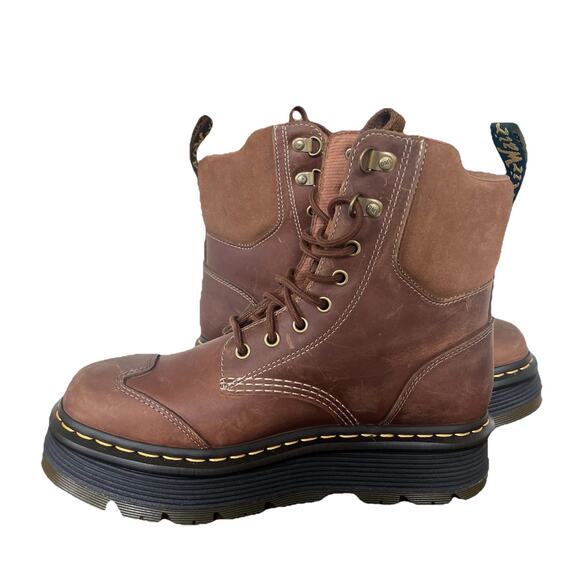 Dr Marten ZEBZAG SUEDE & LEATHER CASUAL LACE UP BOOTS Unisex US Men 8 Women 9.5 - Picture 4 of 7